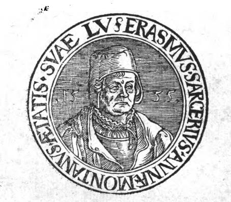 Portrait Erasmus Sarcerius